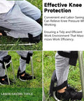 Gardening Knee Seat Strap On Kneeling Stool For Yard Work And Farm Tasks, Ergonomic Garden Stool With Back Support, shown in use