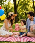 Family enjoying popcorn in a park with Popcorn Bags 120 Pack 1oz Servings Bulk For Popcorn Machines Movie Nights And Home Theater Snacks Made From Food Grade Paper Easy Open Durable Bags Great For Family Gatherings And Quick Movie Night Cravings