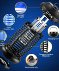 Outdoor Bug Zapper Plug In Electric Mosquito Killer With 15W UV Light And 4200V Grid showing open side view and components