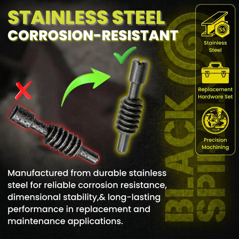 Black Steel Adjustment Screws For Nylon 66 And Nylon 77 Rifle Models Durable Replacement Hardware 2 Pack Set Precision Fit For Easy Install Built Tough For DIY Gunsmithing Upgrades, stainless steel screw comparison