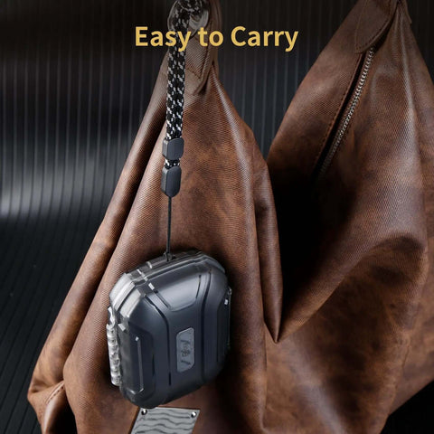 Road Ready Hard Shell In Ear Monitor Case To Keep Your Earbuds Locked Down While Rolling Out waterproof shockproof box hanging on bag