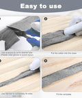Step-by-step guide using Steel Wool Mice Control Patch Kit, 60 ft stainless steel wool roll to block wall gaps effectively.