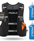 Go To Hydration Vest For Running With Two 500ml Flasks, phone pocket, no bounce comfort, ultralight water backpack, large size