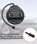 Volkswagen Gas Cap Replacement For 2006 To 2018 VW Models Including Passat Tiguan Eos CC And More Fully Sealed Fuel Tank Cap on a car