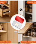 No Drill Magnetic Cabinet Door Catches For A Clean Look 12 Pack Ultra Thin Invisible Magnets on kitchen and wardrobe doors
