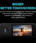 Motorcycle 360 Camera For Rides Dope 5.7K Video 72MP Photos Ultra Stable Footage AI Auto Tracking GPS Panorama with touchscreen.