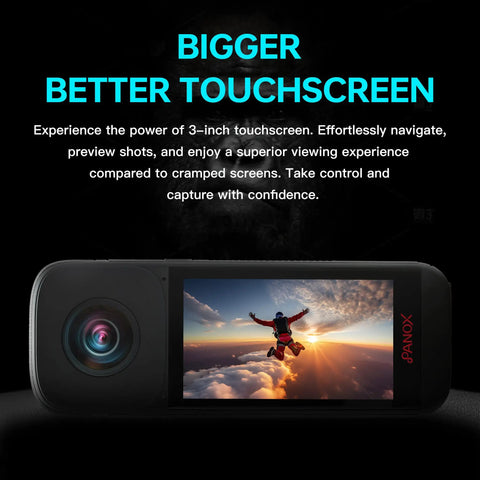 Motorcycle 360 Camera For Rides Dope 5.7K Video 72MP Photos Ultra Stable Footage AI Auto Tracking GPS Panorama with touchscreen.