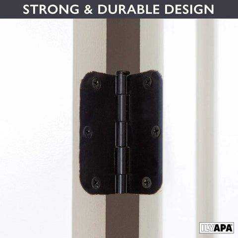 Oil Rubbed Bronze Door Hinges 18 Pack 3.5 By 3.5 Inch Interior Hinges With Five Eighth Inch Radius Corners Antique Style