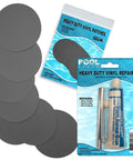 Heavy Duty Vinyl Patch Kit For Pools And Inflatables Eight 2 Inch Patches Waterproof 1100 Denier Polyester with adhesive and applicator