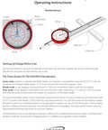 Top Shelf Hardened Aluminum Saw Gauge With Durable Anodized Rust Proof Finish For Bulletproof Table Saw Fence Alignment instructional image showing components and setup.