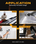 Professional Airless Paint Sprayer Gun Pumping Hefty 3600 PSI used on siding, decks, walls, and patio furniture.