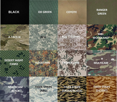 Cordura Grip Upgrade For Canik Mete Rival TTI Combat Pistols fabric patterns including Tiger Stripe Green Black