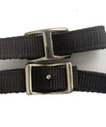 All Day Comfort Nylon Padded Browband Horse Headstall With Reins In Multiple Colors Full Size adjustable buckle close-up