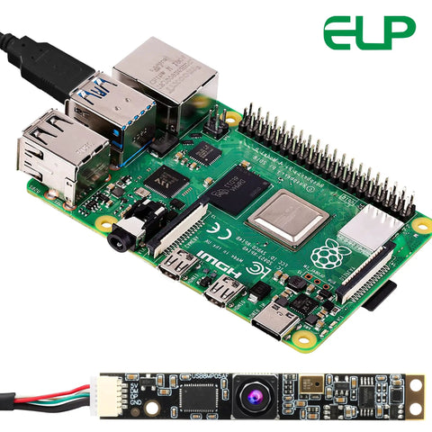 Dope 8MP USB Webcam With Built In Microphone For PC And Raspberry Pi Ultra HD 3264x2448 64 Degree No Distortion Lens