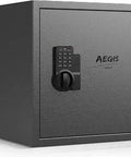 Fireproof Digital Keypad Safe Box For Home Office, 1.6 Cubic Feet Steel Security Safe with front view showing keypad