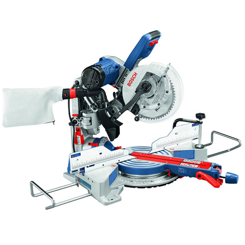 Compact Miter Saw With Axial Glide System, 15 Amp Corded 10 Inch Dual Bevel Sliding, 60 Tooth Carbide Blade, Easy Square Lock Fences, Dust Collection For Cleaner, Precise Crosscuts