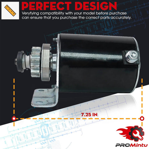 14 Tooth Starter Motor Replacement Fits 42 Inch Riding Lawn Mowers And Tractors With Briggs Stratton Intek IC OHV 17HP To 20HP Engines Replaces Bronco Pony Models Easy Install Durable Start