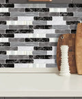 Peel And Stick Backsplash Wallpaper For Kitchen And Bathroom, Waterproof Self Adhesive Removable Tile Contact Paper on wall
