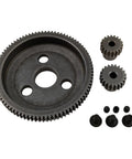 Beefed Up 48P 86T Spur Gear Set With 19T And 21T Pinions For 1/10 Slash 2WD Rustler 2WD Stampede 2WD Hardened Steel Construction