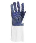 Left Hand Padded Fencing Glove For Foil Epee And Saber, Leather Sheepskin Mitt With Palm Padding, CE Certified, Size Small, One Pack