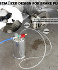 6L Pneumatic Oil Extractor Pump For Auto Maintenance, Stainless Steel Fluid Evacuator For Engine Oil And Brake Fluid, 79 Inch Hose