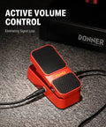 2 In 1 Wah And Volume Pedal For Electric Guitars Mini Vintage Style Guitar Pedal With Smooth Wah Sweep And Active Volume Control