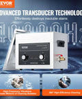 10L Sonic Cleaner With Heater And Timer Basket Digital Cavitation Machine 240W Pro Grade Deep Clean For Lab Tools Metal Parts