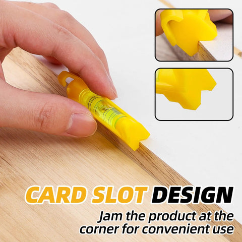 Solid 8 Piece Hanging Bubble Line Level Kit Featuring Slick Abs Shell And Bright Fluorescent Vials, Top Notch Mini Spirit String Levels For Masonry, Tiling, Construction, Surveying, And No Sweat DIY Projects