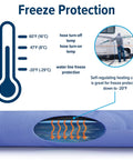 12 Foot Heated Drinking Water Hose With Freeze Protection Down To Minus 40 Degrees Energy Saving Thermostat infographic