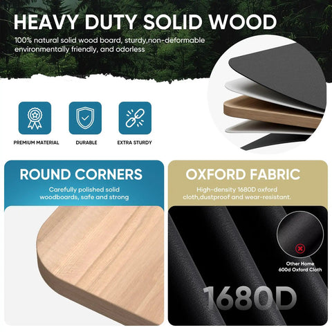 Heavy Duty Twin Size Bunkie Board Builds Legit Solid Support For Your Mattress So You Can Kick Back Without Any Sagging Nonsense On Sofa Beds Or Metal Frames With Half Ton Capacity, showcasing solid wood and oxford fabric.