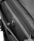 Close-up of the Pro Trekker BP 550 AW II Backpack for Pro Photogs and On The Go Travelers showing durable zipper and fabric details.