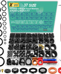 All In One Faucet Washer Kit With O Rings And Plumbing Gaskets, 1075 Piece Universal Rubber Washers Set For Faucet Hose Spigot Repair