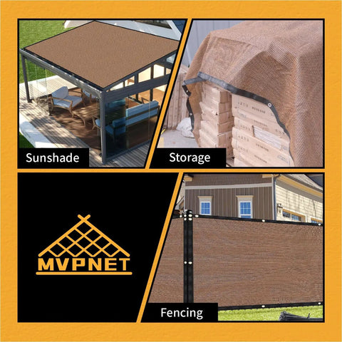 Heavy Duty Garden Privacy Screen 3 By 20 Foot Wind Blocking Mesh Tarp That Keeps Nosy Neighbors Out With 90 Percent Blockage in use