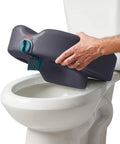 Heavy Duty Raised Toilet Seat Riser Gives You A Five Inch Lift Contoured Surface For Comfort Fits Round Toilets 11 To 14 Inches Easy Tool Free