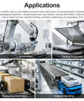 Applications of Heavy Duty Pneumatic Air Cylinder 50mm Bore, 300mm Stroke in automation, testing equipment, packaging, and material handling