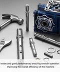 Double Shaft Output 18mm Diameter 164mm Length Low Noise Alloy Steel Shaft With Gaskets S Ring Corner Pin For NMRV040 Worm Reducer