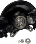 Front Left Wheel Bearing And Hub Assembly For 2001 To 2002 Honda Civic 1.7L L4 Engine showing sealed design and mounting hardware.