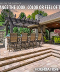 Top Shelf Water Based Silane Siloxane Concrete Sealer For Brick Pavers And Natural Stone With Matte Finish One Gallon patio with seating.