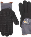 MaxiFlex Endurance Nylon Micro Foam Nitrile Three Quarter Grippy Work Gloves Grey Medium 12 Pair Pack for industrial use.