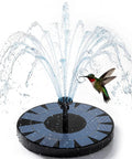2.5W Solar Fountain Pump With 6 Nozzles For Bird Bath Garden Pond Pool Fish Tank Outdoor Water Feature Sun Powered Ready In Seconds