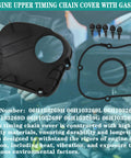 Engine Upper Timing Chain Cover With Gasket For 2008 2017 Audi A3 A4 A5 A6 Q5 TT And VW Beetle CC EOS Golf GTI Jetta Passat Tiguan Black Replacement
