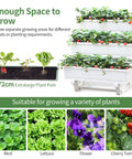 Two In One Three Tier Vertical Garden Planter Stand With Tray For Indoor And Outdoor Use No Fuss Freestanding Raised Planter