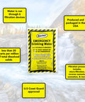 One Person 3 Day Emergency Kit With Five Year Emergency Food And Water, Portable Go Bag, water packet by waterfall