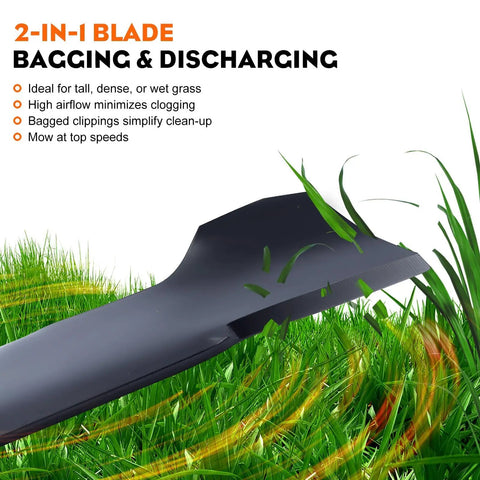 2 Pack 138971 High Lift Mower Blades 5 Point Star For Craftsman 42 Inch Riding Mower LT1000 LT2000 And Husqvarna 42 Inch Deck