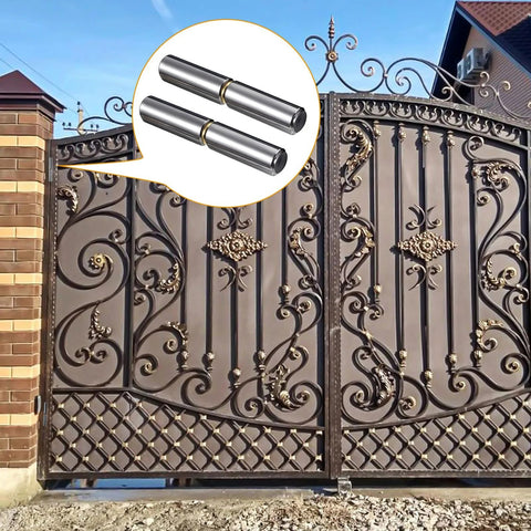 24 Pack Weld On Bullet Hinge 3 Inch Heavy Duty Weldable Barrel Hinge For Metal Gates And Trailer Ramps Half Inch Pin Diameter