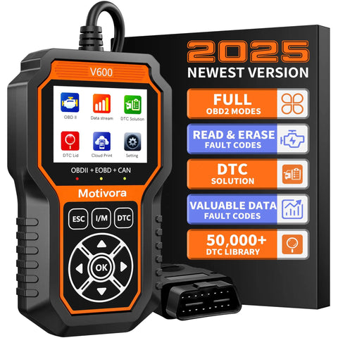 Go To Car Diagnostic Tool With 50,000 DTC Library That Reads And Clears Engine Codes For Cars 1996 And Newer, Check Engine Light Scanner