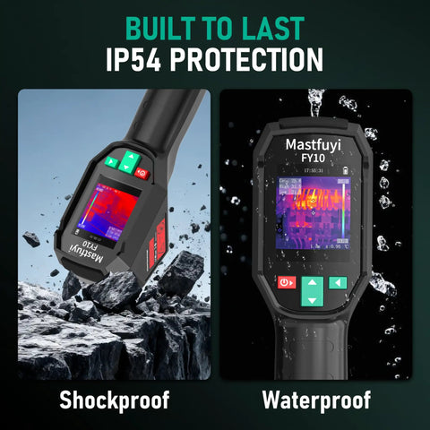 High Resolution 240x240 Thermal Imager With 25 Hz Refresh Rate, Temperature Alarm, Handheld Infrared Camera, IP54 protection
