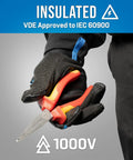 Jonard Tools Fp-600ins Insulated Fuse Puller With Cushion Grip 6 3/4 Inch Length heat treated chrome vanadium steel for maximum strength and durability.