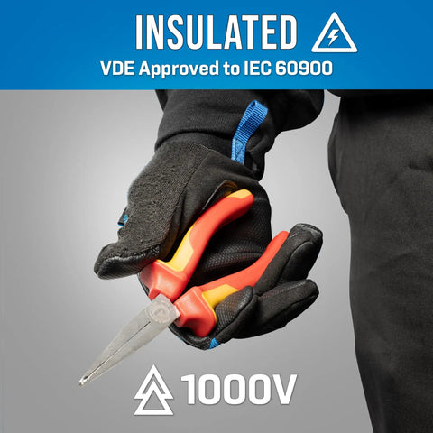 Jonard Tools Fp-600ins Insulated Fuse Puller With Cushion Grip 6 3/4 Inch Length heat treated chrome vanadium steel for maximum strength and durability.