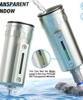 Beefy Heavy Duty 0 to 240 PSI air drying system with transparent water level window, three-stage filtration.